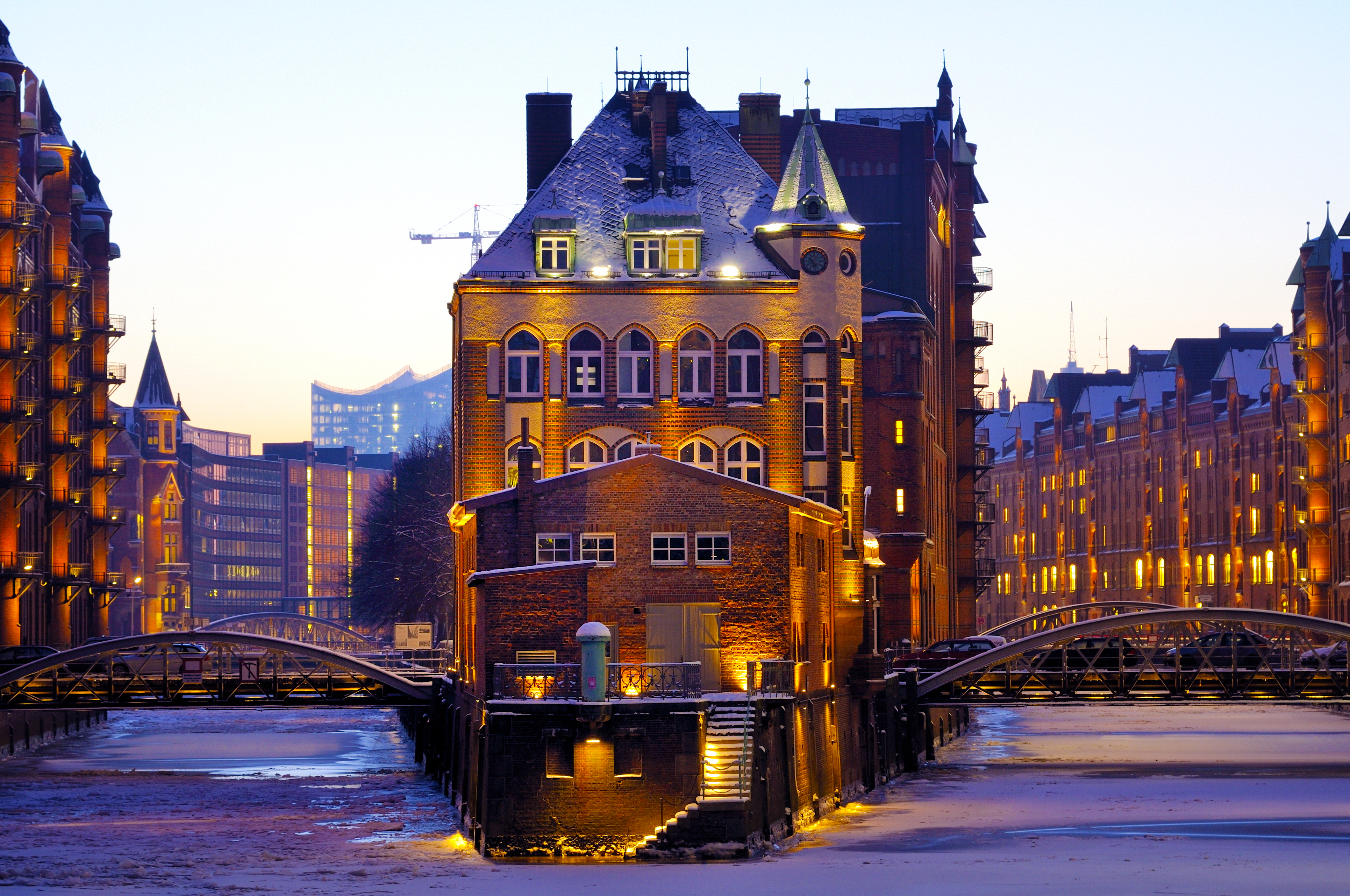 The historic Hamburger Speicherstadt